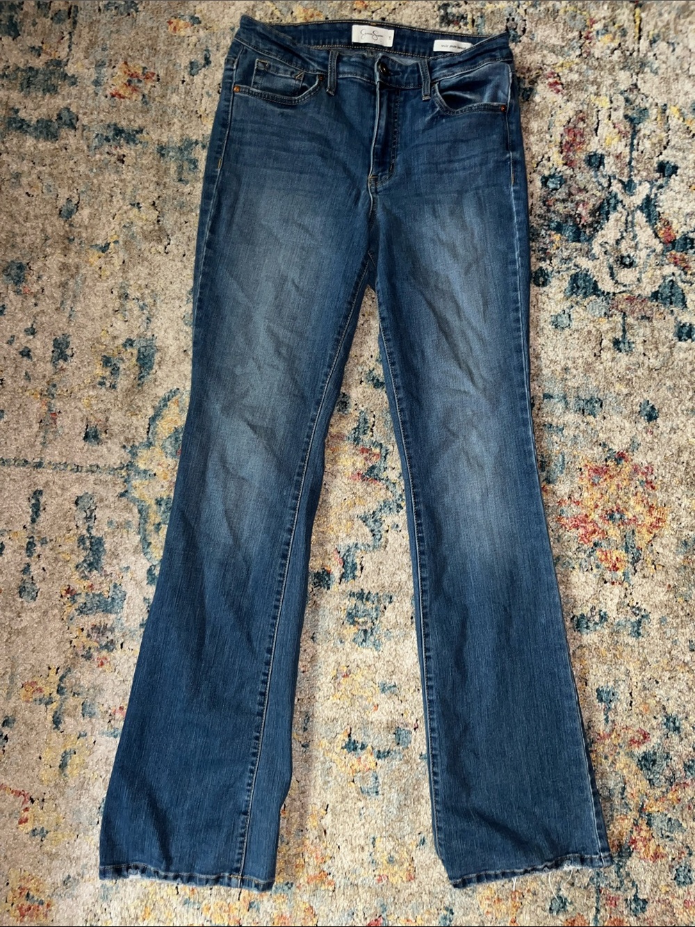 Jessica Simpson Medium/Dark Blue Flare Jeans
